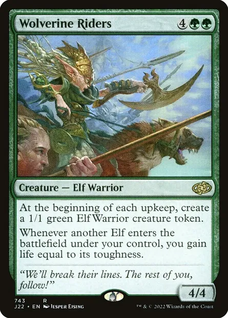 Wolverine Riders, Magic card J22 743 — Jumpstart 2022 set