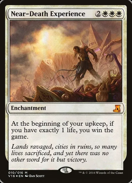 Expérience de mort imminente, carte Magic V16 10 — extension From the Vault: Lore