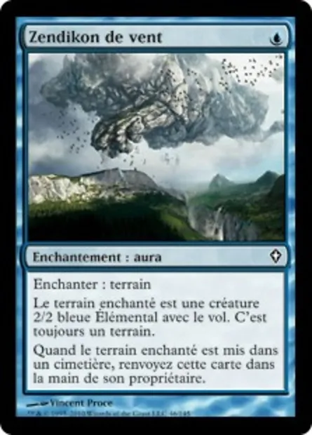 Zendikon de vent, carte Magic WWK 46 — extension Worldwake