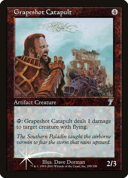 Catapulte à mitraille, carte Magic 7ED 299★ — extension Septième Edition