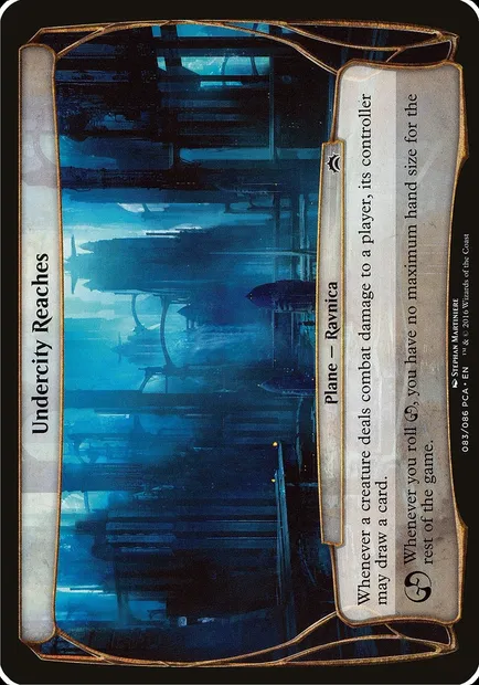 Undercity Reaches, Magic card OPCA 83 — Planechase Anthology Planes set