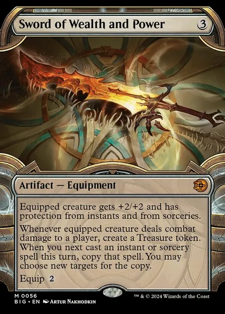 Sword of Wealth and Power, Magic card BIG 56 — The Big Score set