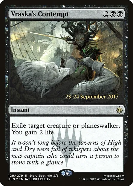 Vraska's Contempt, Magic card PXLN 129s — Ixalan Promos set