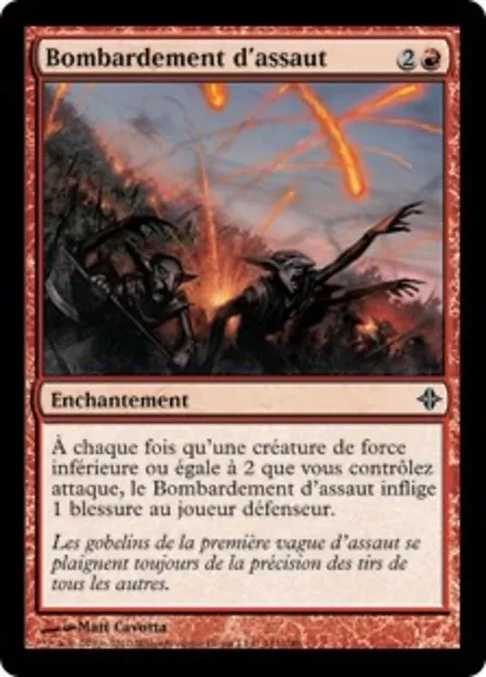 Bombardement d'assaut, carte Magic ROE 161 — extension L'ascension des Eldrazi
