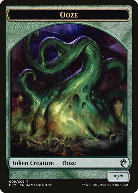 Ooze, Magic card TGK2 9 — RNA Guild Kit Tokens set