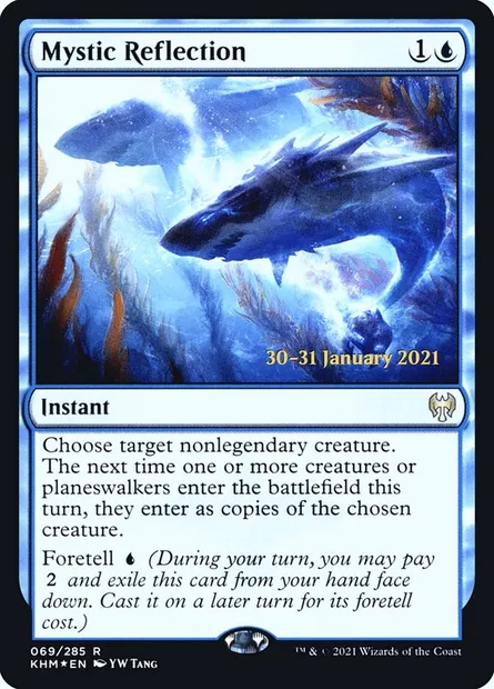 Mystic Reflection, Magic card PKHM 69s — Kaldheim Promos set