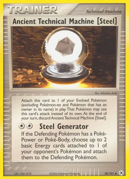 Ancient Technical Machine [Steel], Pokémon card HL 86 — Hidden Legends set