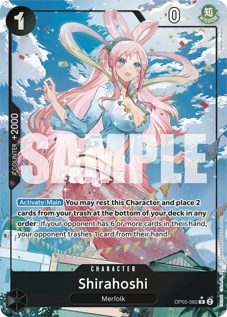 Shirahoshi, One Piece card OP05-082 — AWAKENING OF THE NEW ERA set
