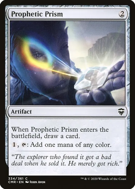 Prophetic Prism, Magic card CMR 334 — Commander Legends set