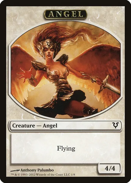 Angel, carte Magic TAVR 1 — extension Avacyn Restored Tokens