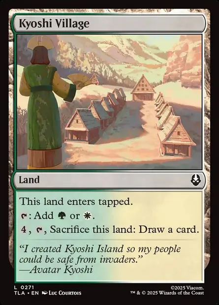 Kyoshi Village, Magic card TLA 271 — Avatar: The Last Airbender set