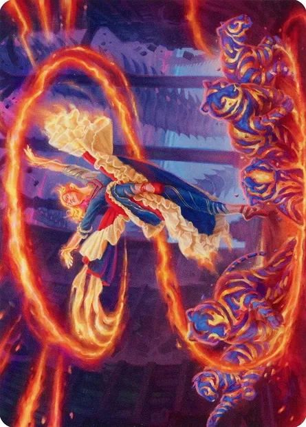 Joyful Stormsculptor // Joyful Stormsculptor, carte Magic AMOM 49 — extension March of the Machine Art Series