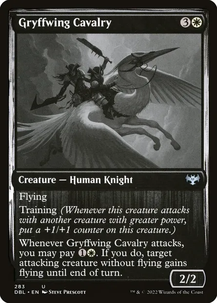 Gryffwing Cavalry, Magic card DBL 283 — Innistrad: Double Feature set