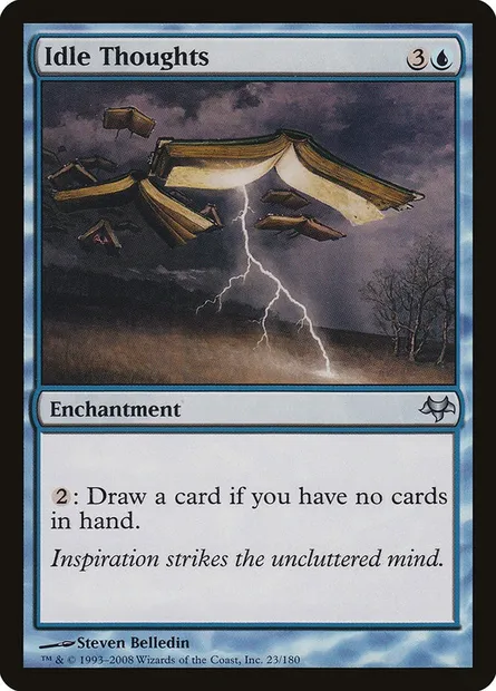 Idle Thoughts, Magic card EVE 23 — Eventide set
