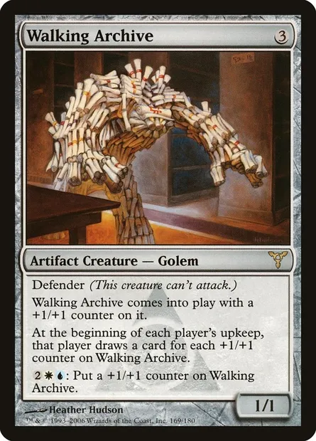 Walking Archive, Magic card DIS 169 — Dissension set