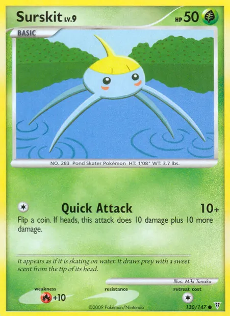 Surskit, Pokémon card SV 130 — Supreme Victors set