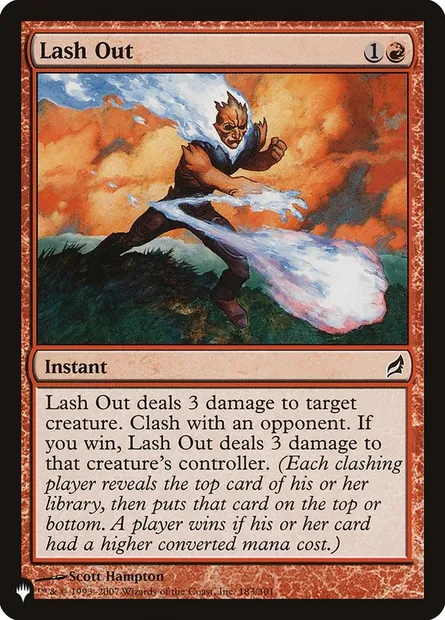 Lash Out, Magic card PLST LRW-183 — The List set