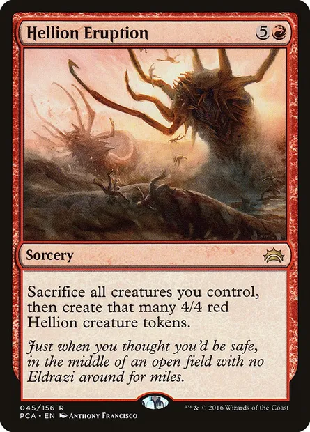 Hellion Eruption, Magic card PCA 45 — Planechase Anthology set