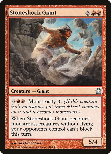 Stoneshock Giant, Magic card THS 142 — Theros set