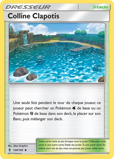 Colline Clapotis, carte Pokémon GRI 120 — extension Gardiens Ascendants