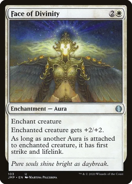 Visage de la divinité, carte Magic JMP 103 — extension Jumpstart