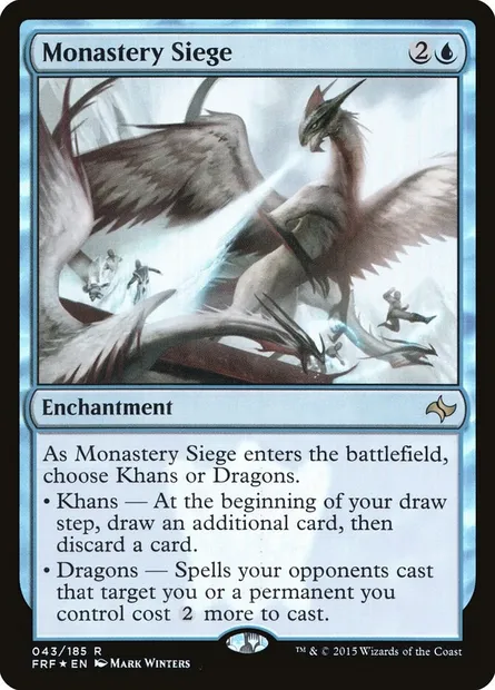 Monastery Siege, Magic card FRF 43★ — Fate Reforged set