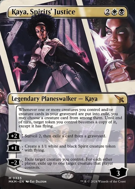 Kaya, Spirits' Justice, Magic card MKM 335 — Murders at Karlov Manor set