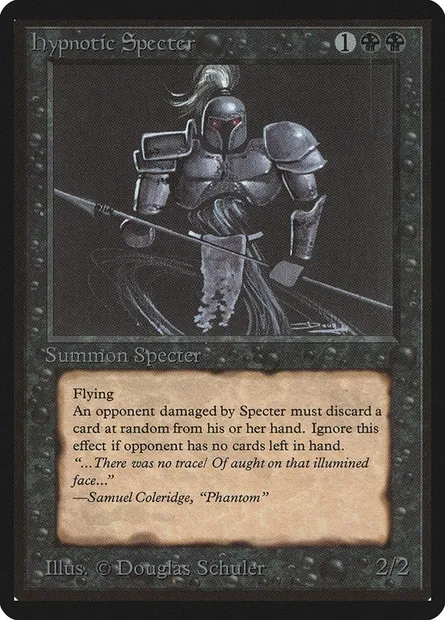Spectre hypnotiseur, carte Magic LEB 113 — extension Limited Edition Beta