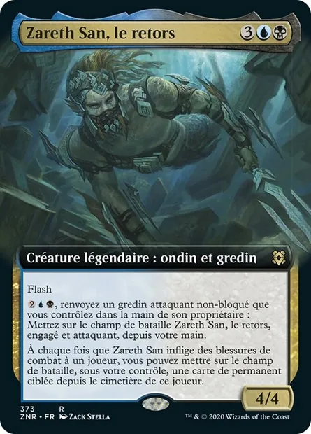 Zareth San, le retors, carte Magic ZNR 373 — extension Renaissance de Zendikar
