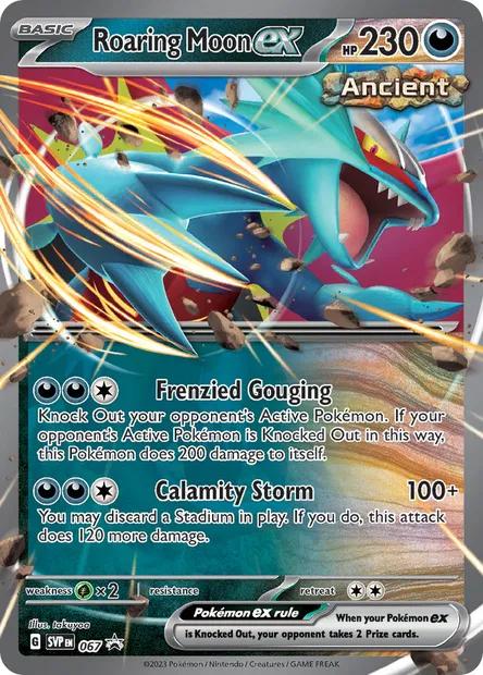 Roaring Moon ex, Pokémon card PR-SV 067 — SVP Black Star Promos set
