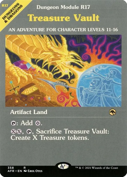 Treasure Vault, Magic card AFR 358 — Adventures in the Forgotten Realms set