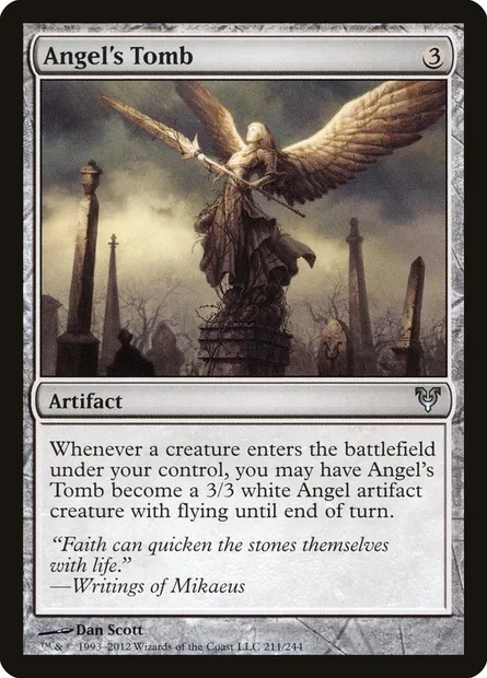 Angel's Tomb, Magic card AVR 211 — Avacyn Restored set