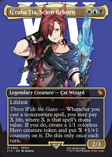 G'raha Tia, Scion Reborn, Magic card FIC 203 — Final Fantasy Commander set