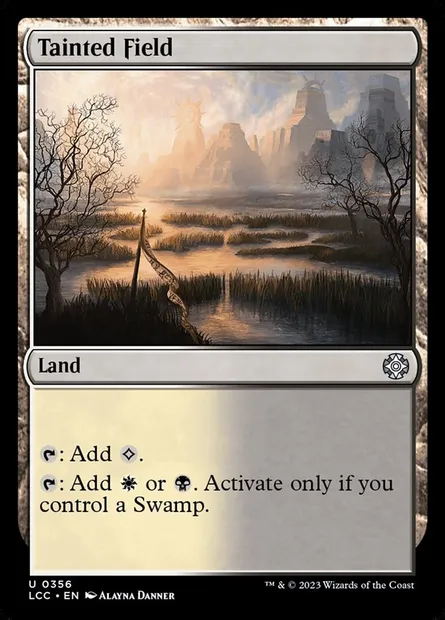 Tainted Field, Magic card LCC 356 — The Lost Caverns of Ixalan Commander set