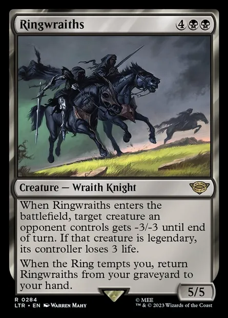 Ringwraiths, Magic card LTR 284 — The Lord of the Rings: Tales of Middle-earth set