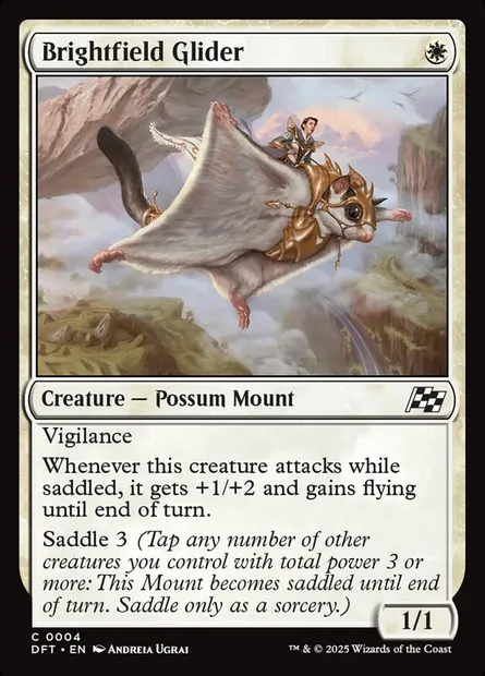 Brightfield Glider, Magic card DFT 4 — Aetherdrift set