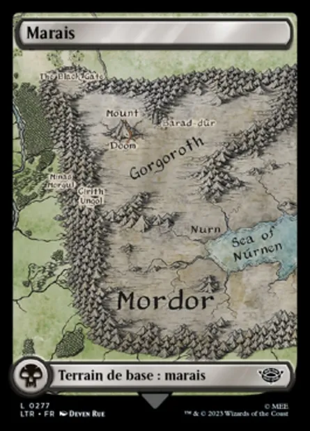 Marais, carte Magic LTR 277 — extension Le Seigneur des Anneaux : chroniques de la Terre du Milieu