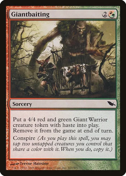 Giantbaiting, Magic card SHM 207 — Shadowmoor set