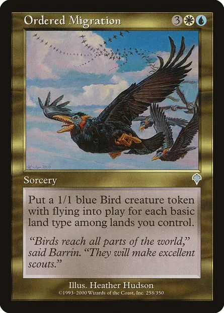 Migration programmée, carte Magic INV 258 — extension Invasion