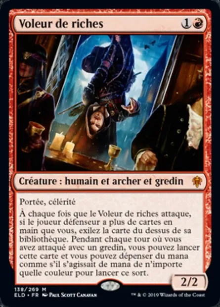 Voleur de riches, carte Magic ELD 138 — extension Throne of Eldraine