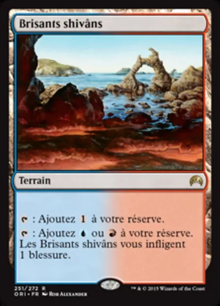 Brisants shivâns, carte Magic ORI 251 — extension Magic Origines