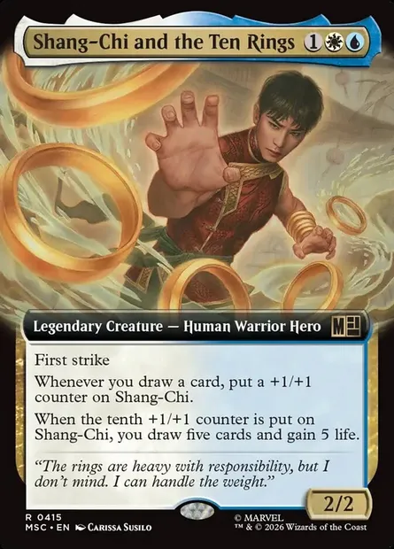 Shang-Chi and the Ten Rings, Magic card MSC 415 — Marvel Super Heroes Commander set