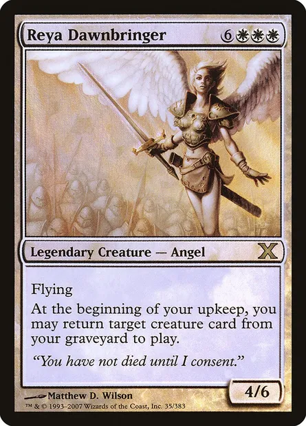 Reya Aubevenant, carte Magic 10E 35★ — extension Dixième édition