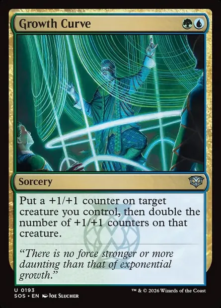 Growth Curve, Magic card SOS 193 — Secrets of Strixhaven set