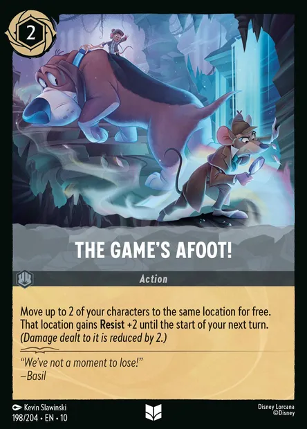 The Game's Afoot!, Disney Lorcana card CH10-198 — Whispers in the Well set