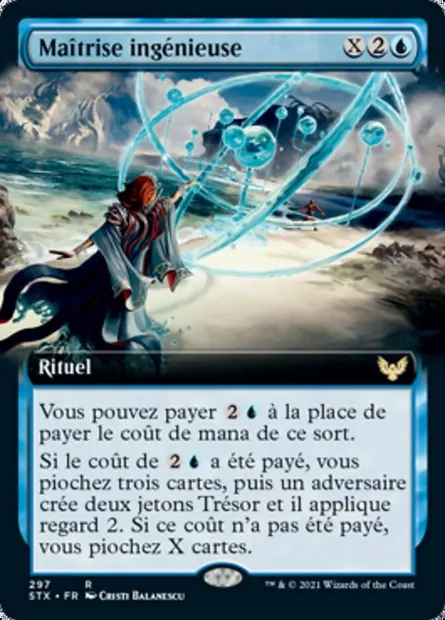 Maîtrise ingénieuse, carte Magic STX 297 — extension Strixhaven: l'Académie des Mages
