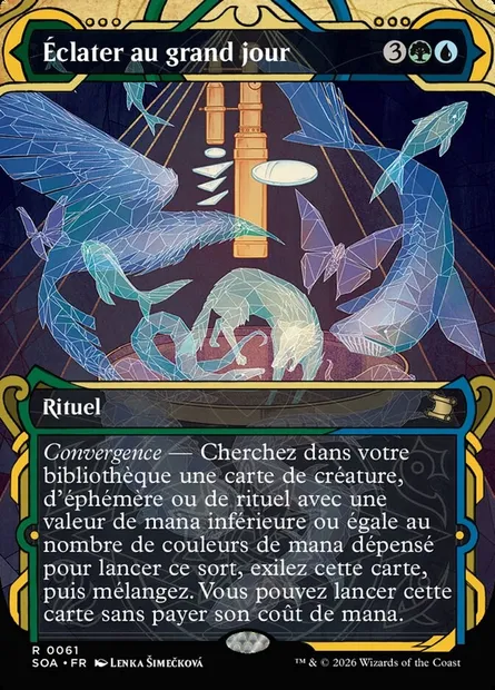 Éclater au grand jour, carte Magic SOA 61 — extension Secrets of Strixhaven Mystical Archive