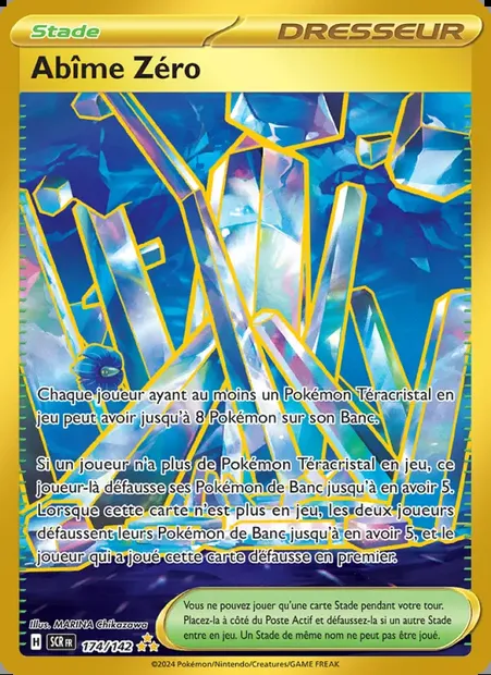 Abîme Zéro, carte Pokémon SCR 174 — extension Couronne Stellaire