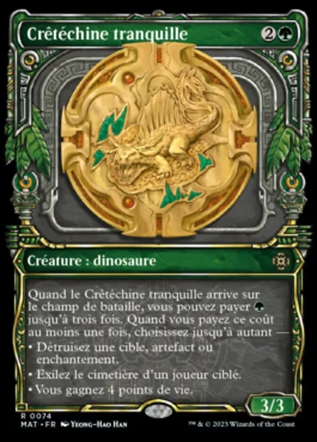 Crêtéchine tranquille, carte Magic MAT 74 — extension L'invasion des machines : le jour d'après