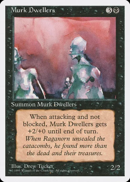 Murk Dwellers, Magic card 4ED 148 — Fourth Edition set